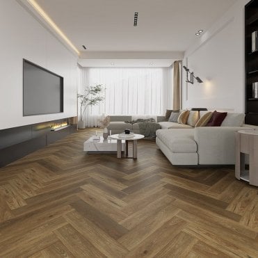 Alva Herringbone English Oak