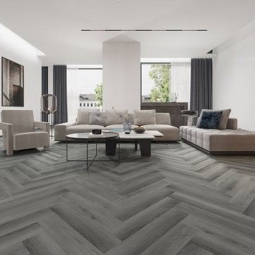 Alva Herringbone Yosemite Dark Oak