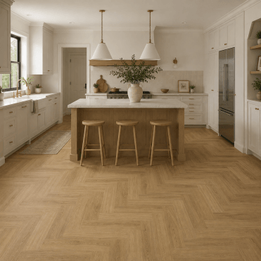 Aspire Herringbone Dryback Classical Oak 07 Balta