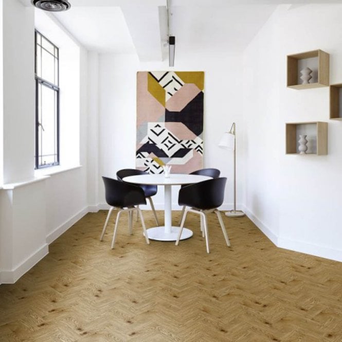 Luvanto Country Oak Herringbone - Luxury Vinyl Tiles | QAF-DES-01