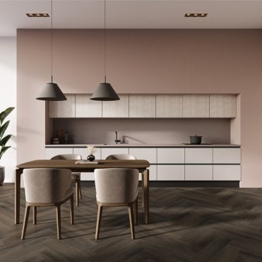 Craftsman Blackthorn Oak QAF-CVH-06 Dryback Herringbone Luvanto