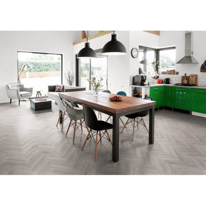 Luvanto Design Traditional Herringbone Pearl Oak QAF-DES-06 