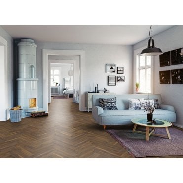 Fusion Premium - Coffee Oak Herringbone