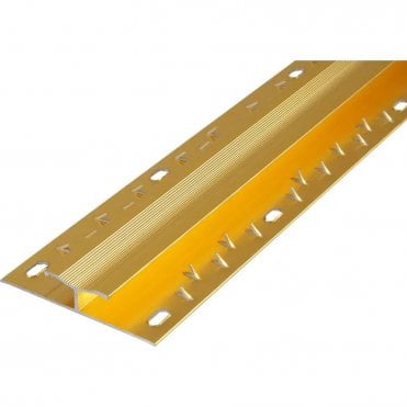 Gold Door Plate 900mm 'Double' (Carpet to Carpet)