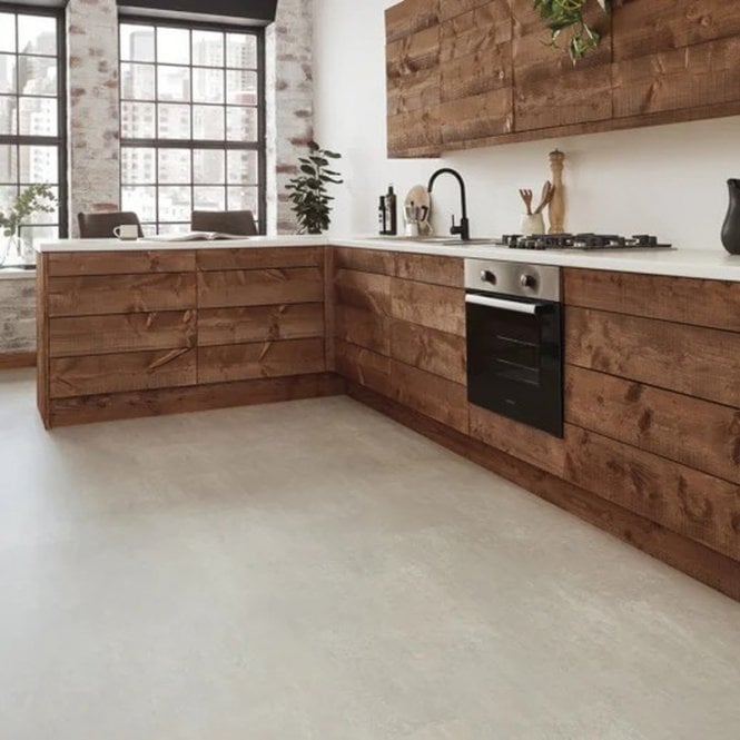 Karndean Design Flooring Dove Grey Concrete ST21 Knight Tile