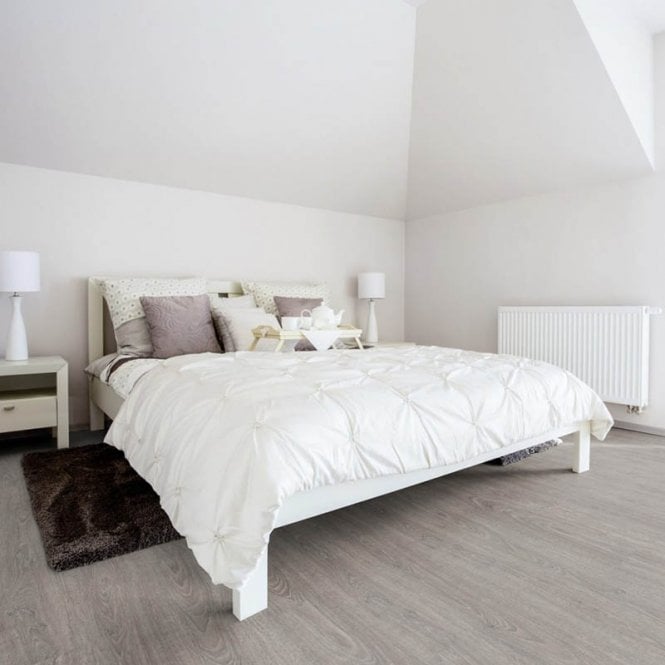 Luvanto Washed Grey Oak - Click+ Luxury Vinyl Tiles | QAF-LKP-01